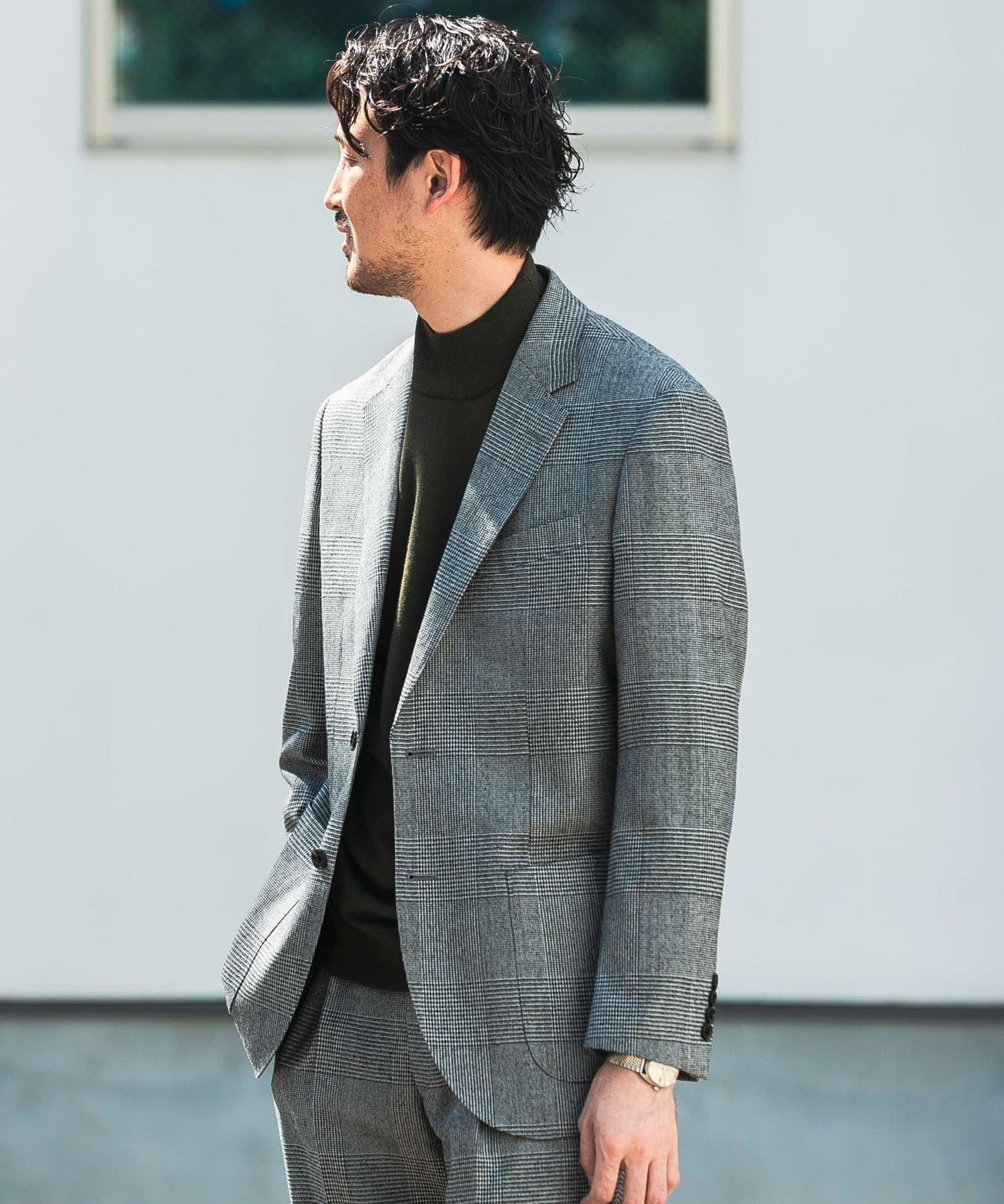 LIFE STYLE TAILOR フラノジャケット-