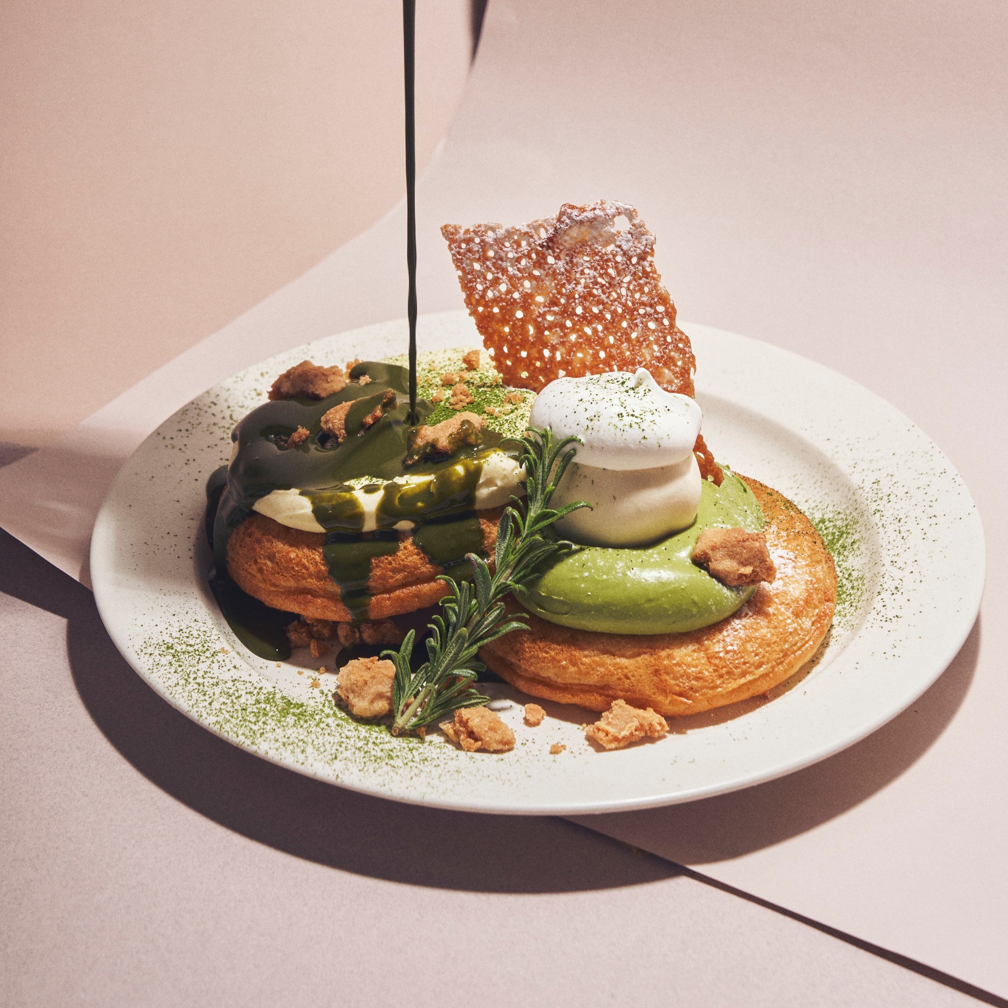 Monthly Pancake 京都府産宇治抹茶とマスカルポーネクリームのパンケーキ Grand Front Osaka Shops Restaurants