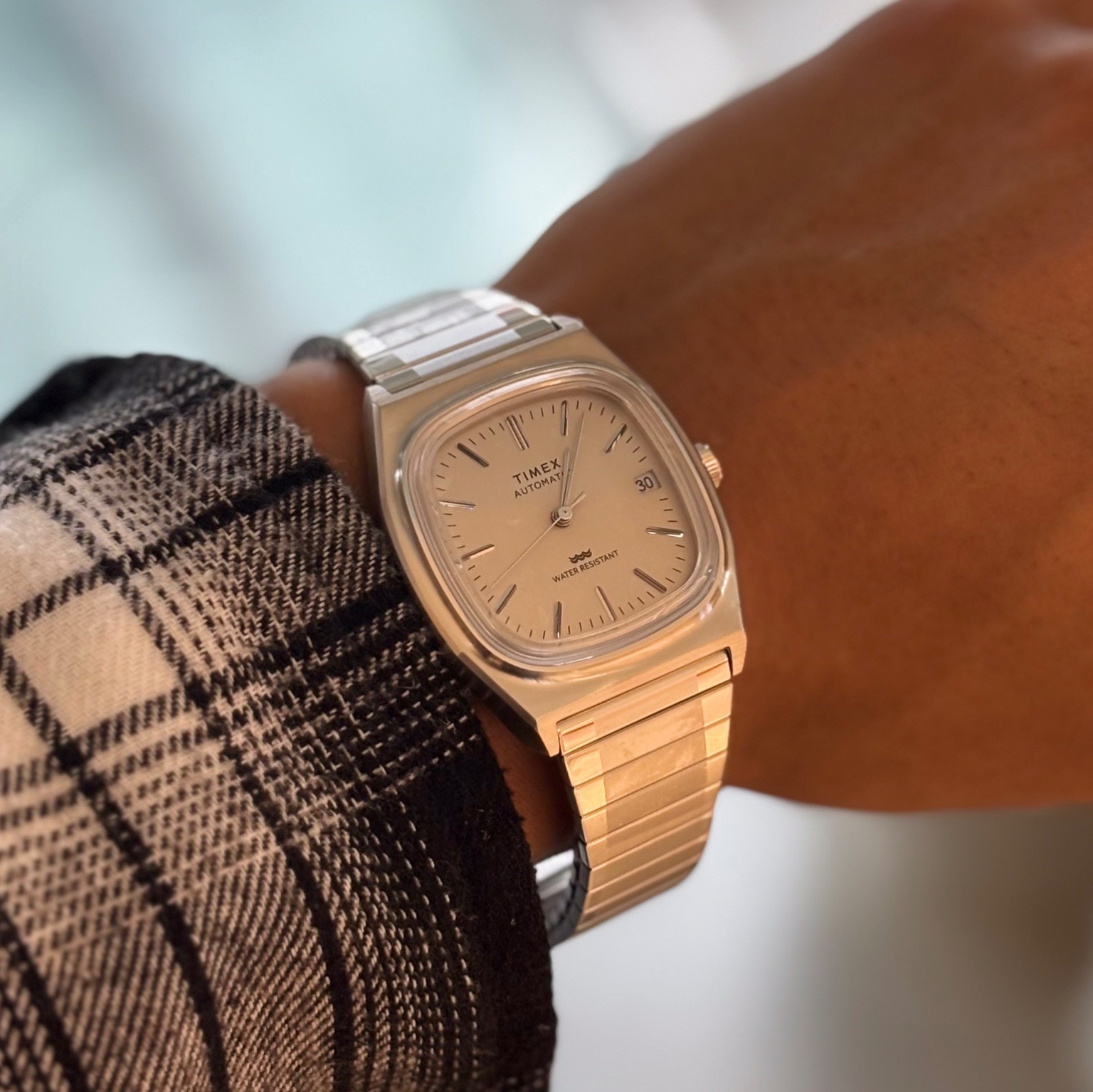 TIMEX】 ブラウン管TVの様なフォルムが魅力のE-line Automatic をご