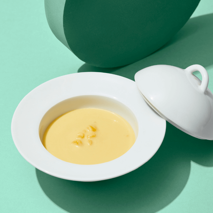 おかげさまのSOUP オマール海老の濃厚ビスク —生クリーム仕立て—（19×14.5cm）