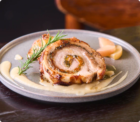 〈ディナー限定〉ポルケッタ　りんごソース