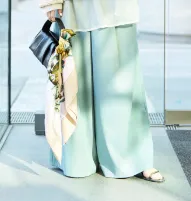 ハイウエストワイドパンツ