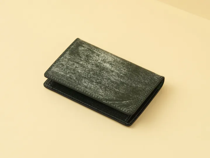 bridle leather card case