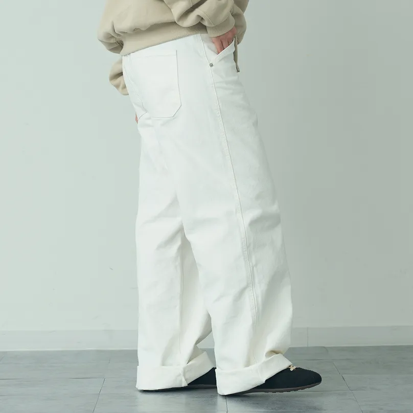 ウォッシングコットンワークパンツ ヘリング