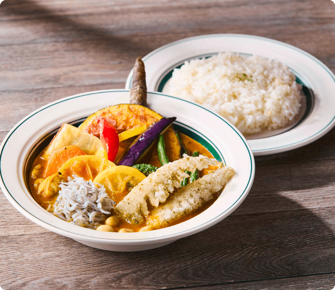 筍としらすの春カレー 