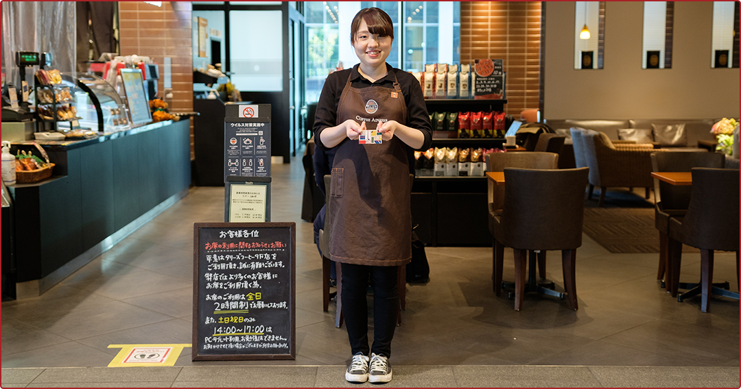 TULLY’S COFFEE スタッフ 佐々本さん