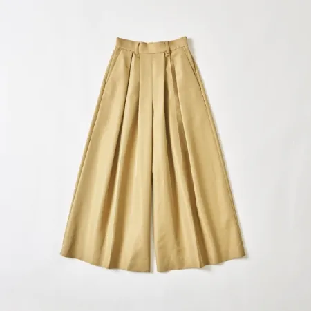 ギャバタックワイドパンツ