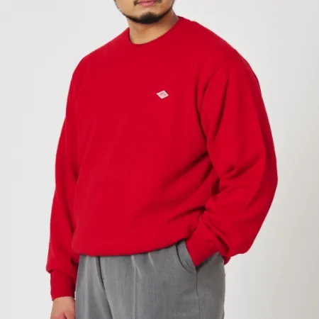 ラムウール クルーネックニットプルオーバー