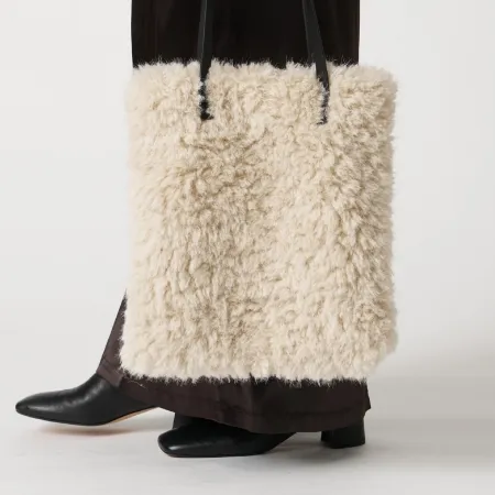 フェイクカシミヤトート