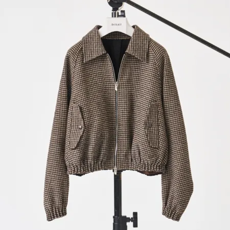 ショートジップブルゾン